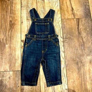 Dark Wash Overalls